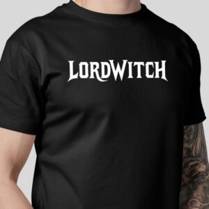 Camiseta negra con logotipo de LordWitcH